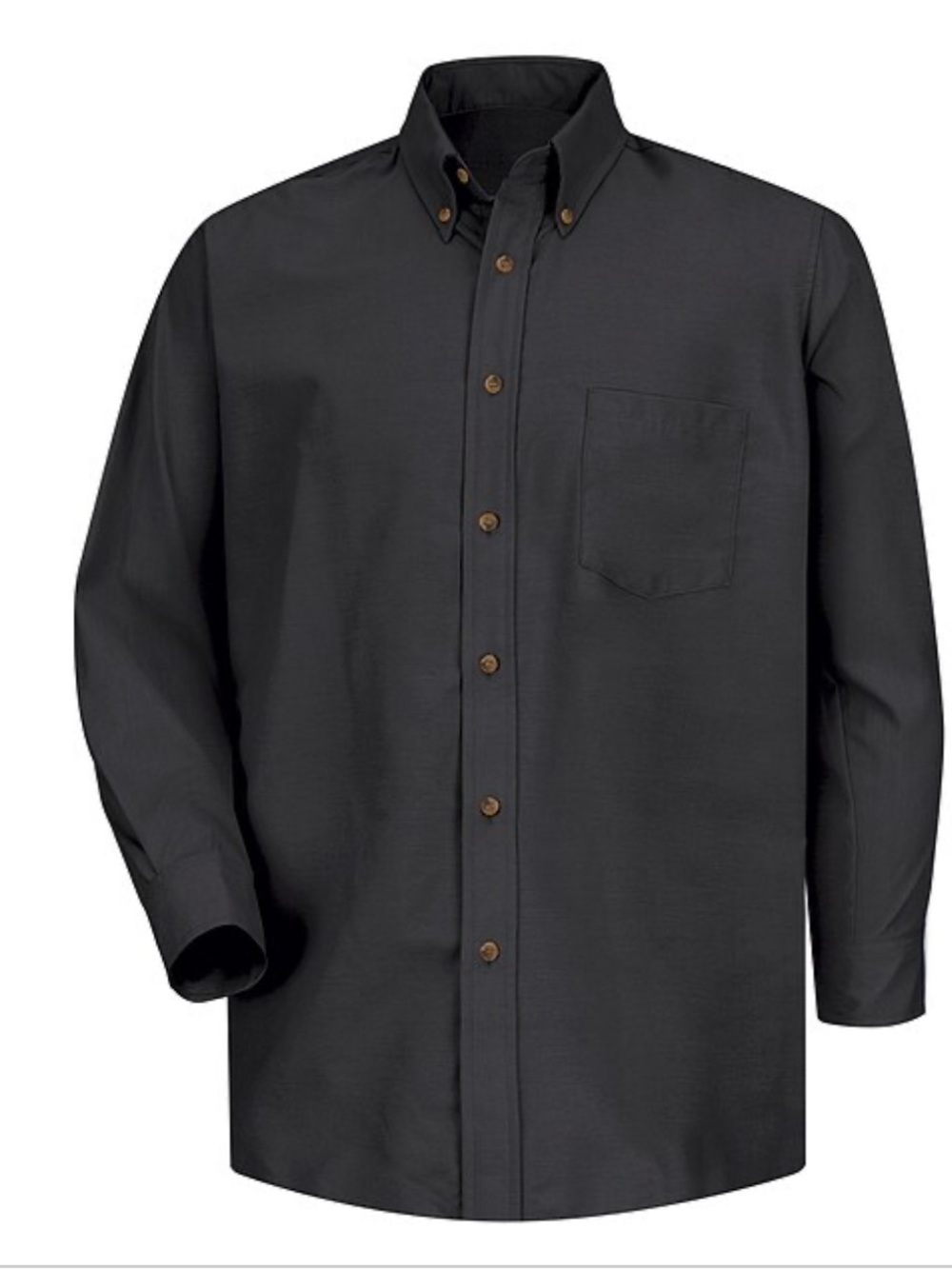 NEW Red KAP Button Down Poplin Shirt-Black size:5xl